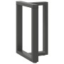 Patas para mesa de comedor en forma de T (2 unidades), antracita, 60 x 35 x (72-73) cm, acero von , Tischbeine - Ref: Foro24-...