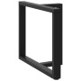 Patas para mesa de comedor en forma de T (2 unidades), color negro, 100 x 35 x (72-73) cm, acero von , Tischbeine - Ref: Foro...