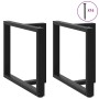 Patas para mesa de comedor en forma de T (2 unidades), color negro, 100 x 35 x (72-73) cm, acero von , Tischbeine - Ref: Foro...