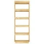 Solid pine wood shelf/divider for spaces 60x35x167 cm by vidaXL, Bookcases and shelves - Ref: Foro24-810874, Price: 98,74 €, ...