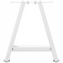 Patas para mesa de centro en forma de A (2 unidades), color blanco, 50 x (42-43) cm, acero | Foro24.es | Tu tienda online para hogar, jardín y más Foro24.es
