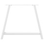 Patas para mesa de comedor en forma de A (2 unidades), color blanco, 100 x (72-73) cm, acero | Foro24.es | Tu tienda online para hogar, jardín y más Foro24.es