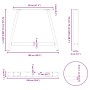 Patas para mesa de comedor en forma de A (2 unidades), color blanco, 100 x (72-73) cm, acero | Foro24.es | Tu tienda online para hogar, jardín y más Foro24.es