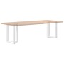 Patas para mesa de comedor en forma de T (2 unidades), color blanco, 50 x 35 x (72-73) cm, acero | Foro24.es | Tu tienda online para hogar, jardín y más Foro24.es