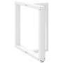 Patas para mesa de comedor en forma de T (2 unidades), color blanco, 80 x 35 x (72-73) cm, acero | Foro24.es | Tu tienda online para hogar, jardín y más Foro24.es