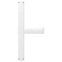 Patas para mesa de comedor en forma de T (2 unidades), color blanco, 80 x 35 x (72-73) cm, acero | Foro24.es | Tu tienda online para hogar, jardín y más Foro24.es