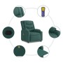 Sillón de masaje reclinable de tela verde oscuro | Foro24.es | Tu tienda online para hogar, jardín y más Foro24.es