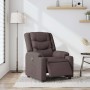 Sillón reclinable eléctrico tela marrón oscuro | Foro24.es | Tu tienda online para hogar, jardín y más Foro24.es