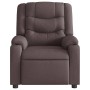 Sillón reclinable eléctrico tela marrón oscuro | Foro24.es | Tu tienda online para hogar, jardín y más Foro24.es