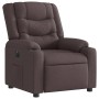 Sillón reclinable eléctrico tela marrón oscuro | Foro24.es | Tu tienda online para hogar, jardín y más Foro24.es