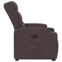 Sillón reclinable elevable tela marrón oscuro | Foro24.es | Tu tienda online para hogar, jardín y más Foro24.es