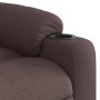 Sillón reclinable elevable tela marrón oscuro | Foro24.es | Tu tienda online para hogar, jardín y más Foro24.es