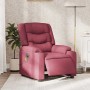 Sillón de masaje reclinable eléctrico tela rojo tinto by , Armchairs - Ref: Foro24-3310254, Price: 274,86 €, Discount: %