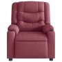 Sillón de masaje reclinable eléctrico tela rojo tinto by , Armchairs - Ref: Foro24-3310254, Price: 274,86 €, Discount: %