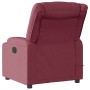 Sillón de masaje reclinable eléctrico tela rojo tinto by , Armchairs - Ref: Foro24-3310254, Price: 274,86 €, Discount: %