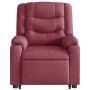 Sillón eléctrico reclinable elevable de tela rojo tinto | Foro24.es | Tu tienda online para hogar, jardín y más Foro24.es