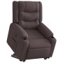 Sillón eléctrico reclinable elevable de tela marrón oscuro | Foro24.es | Tu tienda online para hogar, jardín y más Foro24.es