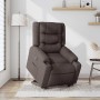 Sillón eléctrico reclinable elevable de tela marrón oscuro | Foro24.es | Tu tienda online para hogar, jardín y más Foro24.es