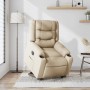 Sillón eléctrico reclinable elevable de tela color crema | Foro24.es | Tu tienda online para hogar, jardín y más Foro24.es