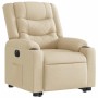 Sillón eléctrico reclinable elevable de tela color crema | Foro24.es | Tu tienda online para hogar, jardín y más Foro24.es