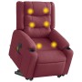 Sillón de masaje eléctrico reclinable elevable tela rojo tinto by , Armchairs - Ref: Foro24-3310282, Price: 340,55 €, Discoun...