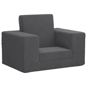 Sofá cama infantil felpa suave gris antracita by , Baby and Toddler Furniture - Ref: Foro24-4104786, Price: 31,25 €, Discount: %