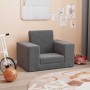 Sofá cama infantil felpa suave gris antracita by , Baby and Toddler Furniture - Ref: Foro24-4104786, Price: 31,25 €, Discount: %