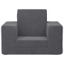 Sofá cama infantil felpa suave gris antracita by , Baby and Toddler Furniture - Ref: Foro24-4104786, Price: 31,25 €, Discount: %
