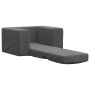 Sofá cama infantil felpa suave gris antracita by , Baby and Toddler Furniture - Ref: Foro24-4104786, Price: 31,25 €, Discount: %