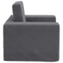 Sofá cama infantil felpa suave gris antracita by , Baby and Toddler Furniture - Ref: Foro24-4104786, Price: 31,25 €, Discount: %