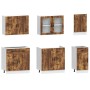 Mueble cocina Kalmar roble ahumado 7 pzas madera contrachapada von , Küchenschränke - Ref: Foro24-3314756, Preis: 665,46 €, R...