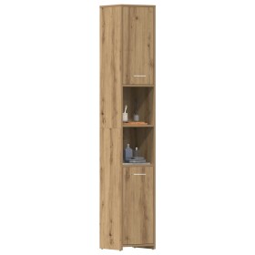 Armario de baño madera ingeniería roble artisan
