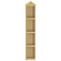 Caseta herramientas jardín 40x33x222 cm madera pino impregnada de vidaXL, Cobertizos - Ref: Foro24-318189, Precio: 101,58 €