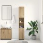 Armario de baño madera ingeniería roble artisan 30x30x183,5 cm by , Bathroom furniture - Ref: Foro24-859394, Price: 95,59 €, ...