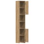 Armario de baño madera ingeniería roble artisan 30x30x183,5 cm by , Bathroom furniture - Ref: Foro24-859394, Price: 95,59 €, ...