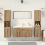 Juego de muebles baño 5 piezas madera ingeniería roble artisan by , Bathroom furniture - Ref: Foro24-3328920, Price: 487,98 €...