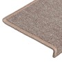 Alfombrilla escalera 30 uds 65x21x4 cm marrón claro von , Treppenmatten - Ref: Foro24-3365767, Preis: 165,52 €, Rabatt: %