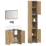 Juego de muebles baño 3 piezas madera ingeniería roble artisan by , Bathroom furniture - Ref: Foro24-3328562, Price: 154,57 €...