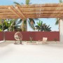 Toldo lateral retráctil marrón 140x1200 cm de vidaXL, Sombrillas - Ref: Foro24-318063, Precio: 112,09 €