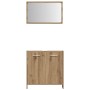 Juego de muebles baño 3 piezas madera ingeniería roble artisan by , Bathroom furniture - Ref: Foro24-3328562, Price: 154,57 €...