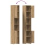 Juego de muebles baño 3 piezas madera ingeniería roble artisan by , Bathroom furniture - Ref: Foro24-3328562, Price: 154,57 €...