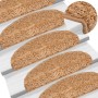 Alfombrilla escalera 30 uds beige 65x21x4 cm de , Alfombrillas para escalones - Ref: Foro24-3365814, Precio: 198,60 €, Descue...