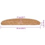 Alfombrilla escalera 30 uds beige 65x21x4 cm de , Alfombrillas para escalones - Ref: Foro24-3365814, Precio: 198,60 €, Descue...