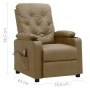 Sillón de masaje de cuero sintético color capuchino von , Elektrische Massagesessel - Ref: Foro24-339131, Preis: 229,61 €, Ra...