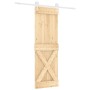 Puerta corredera con herrajes madera maciza de pino 70x210 cm von , Türen - Ref: Foro24-3203223, Preis: 176,03 €, Rabatt: %
