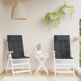 Cojines de silla con respaldo alto 2 uds tela Oxford negro von , Kissen für Stühle und Sofas - Ref: Foro24-361895, Preis: 42,...