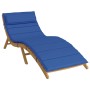 Cojín de tumbona de tela Oxford azul klein 180x60x4 cm by , Cushions for chairs and sofas - Ref: Foro24-361862, Price: 45,75 ...