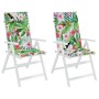 Cojines de silla con respaldo alto 2 uds tela Oxford multicolor de , Cojines para sillas y sofás - Ref: Foro24-361925, Precio...