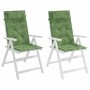 Cojines silla respaldo alto 2 uds tela Oxford estampado hojas by , Cushions for chairs and sofas - Ref: Foro24-361931, Price:...