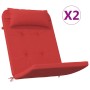 Cojines para silla Adirondack 2 uds tela Oxford rojo by , Cushions for chairs and sofas - Ref: Foro24-361836, Price: 59,88 €,...